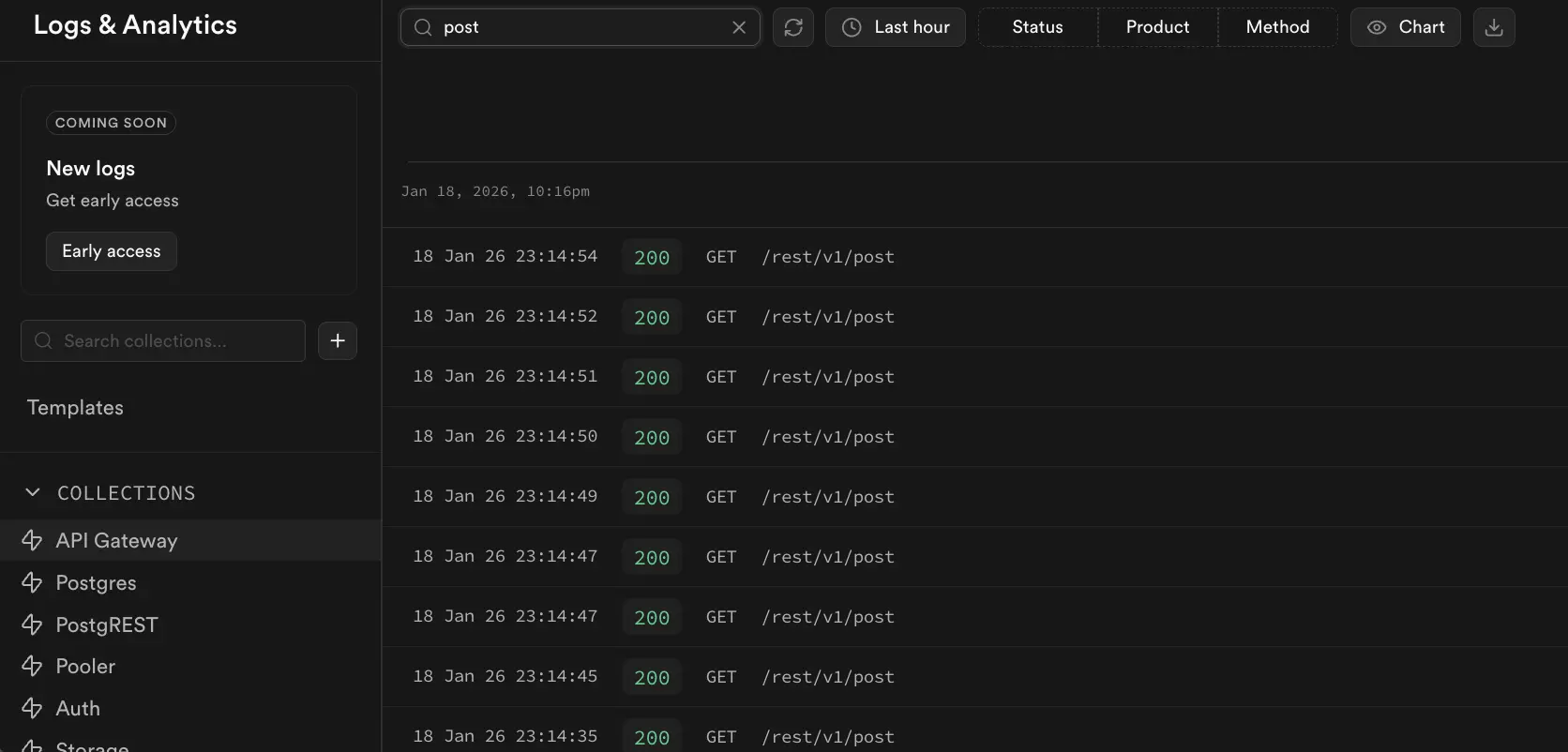 매 새로고침마다 요청이 들어온 것을 볼 수 있음