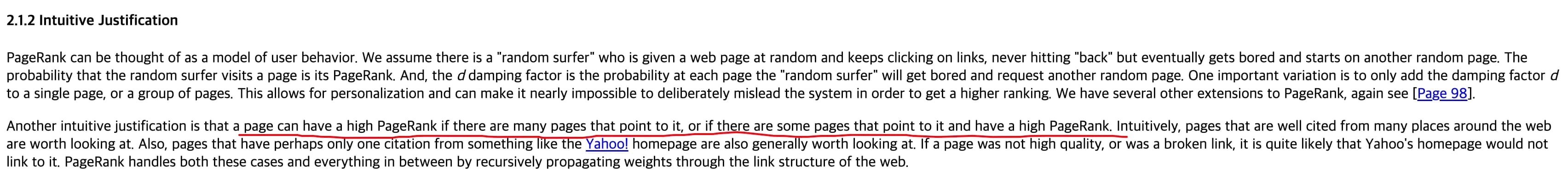 PageRank 연구 논문